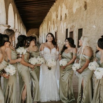 Beauty For Ashes Design - All bridesmaids, all had different hairstyles and hair types. - Hair Stylists Near Me