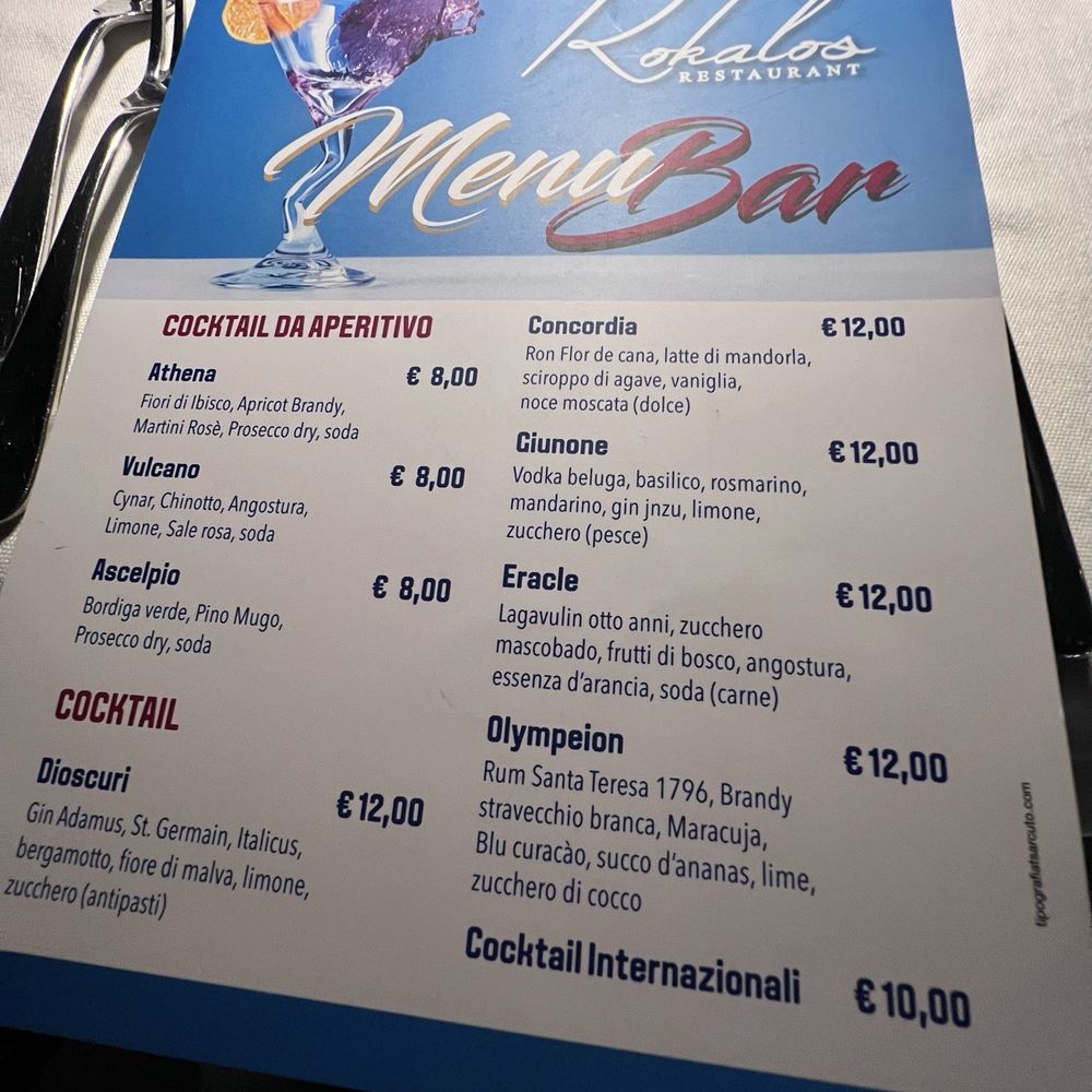 Kokalos - Aperitivo menu - Italian Near Me - Agrigento, 82
