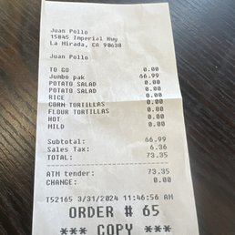 Receipt  -2024