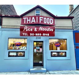 Exterior outside entrance of Rice & Noodles - Outside RICE & NOODLES .Amazing Thai Food. Order Pickup Delivery 312 8889148. Thai Soup s Salads Wok Noodles Fried Rice Currys Desserts! - Chicago, Illinois Exterior outside entrance of Rice & Noodles - Outside RICE & NOODLES .Amazing Thai Food. Order Pickup Delivery 312 8889148. Thai Soup s Salads Wok Noodles Fried Rice Currys Desserts! - Chicago, Illinois
