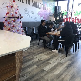 Sharetea - One larger table which usually has a group playing some games that are available in the store. - Bubble Tea Near Me - Westminster, Colorado Sharetea - One larger table which usually has a group playing some games that are available in the store. - Bubble Tea Near Me - Westminster, Colorado