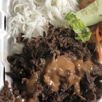 The Rolling Spring Roll - Beef satay over noodles - Vietnamese Near Me - Syosset, New York The Rolling Spring Roll - Beef satay over noodles - Vietnamese Near Me - Syosset, New York