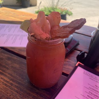 MA Mosa's - Bloody Mary add bacon. The veggies were all pickled. - Breakfast & Brunch Near Me - Grants Pass, Oregon MA Mosa's - Bloody Mary add bacon. The veggies were all pickled. - Breakfast & Brunch Near Me - Grants Pass, Oregon