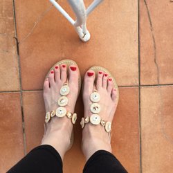 Nana' di Caiazzo Anna - Swarovski crystal sandals from Nana in Positano