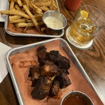 Northbound Smokehouse & Brewpub - Burnt deliciousness , fries also yummy! - Smokehouse Near Me - Minneapolis, Minnesota