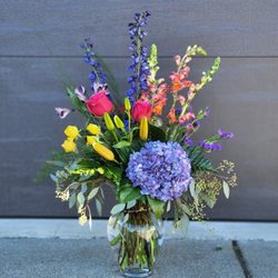 B. Cazwell's Floral Dezines - Colors of the Rainbow bouquet