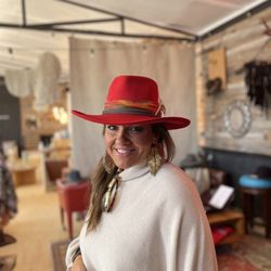 Aspen Hatter - Lady in red!
