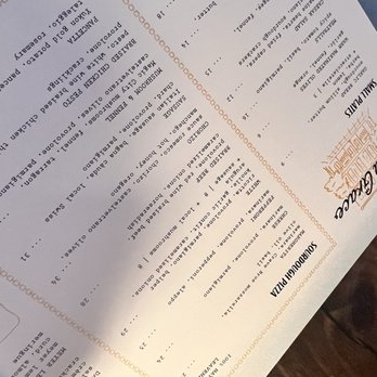 Pizza Grace - Menu 01/30/26 - Pizza Near Me - Birmingham, Alabama
