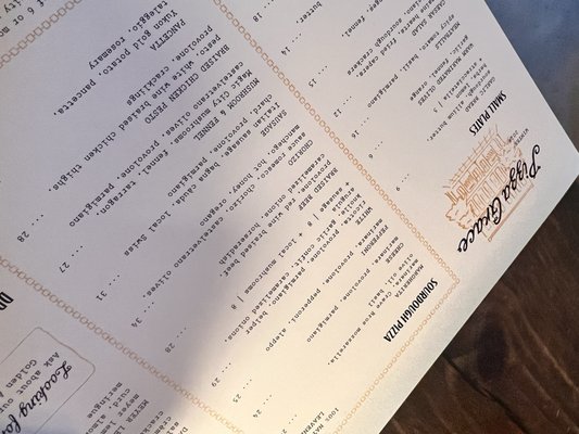 Menu photo 3 Pizza Grace Birmingham, AL