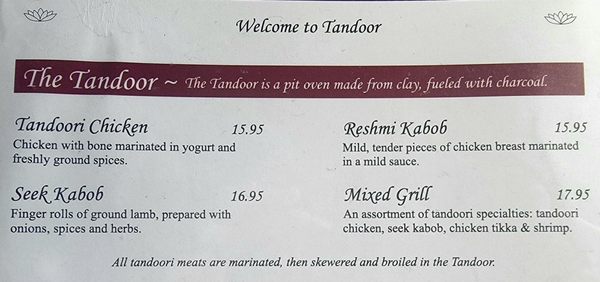 Tandoor Cuisine of India by null