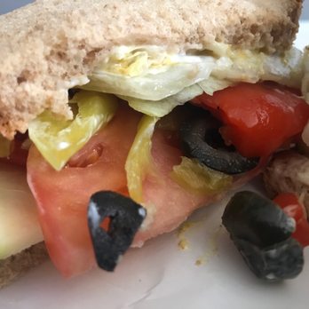 Brooklyn Pickle - Giant Vegetarian Sandwich on wheat with mayo and brown mustard - Sandwiches Near Me - Syracuse, New York