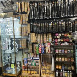 Have a huge selection of incense,candles, and oils for our customer's needs:)