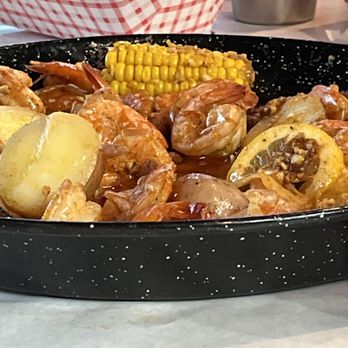 Cap't Loui - There is Corn on the Cob. There is Shrimp Head Off. There is Potatoes. - Seafood Near Me - Cupertino, California