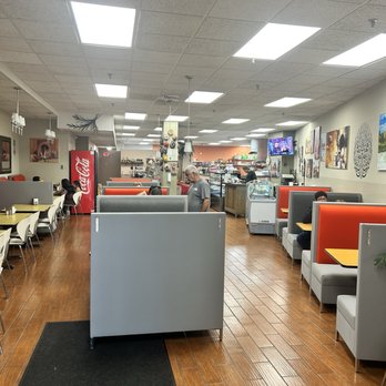 Zaytoon - Inside: View from the Entrance & Seating Area - Mediterranean Near Me - Clinton, Massachusetts