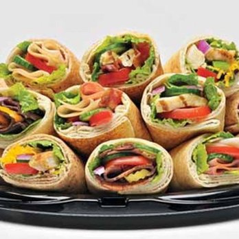 Pita Pit - a platter of pita sandwiches - Fast Food Near Me - Dillon, Montana