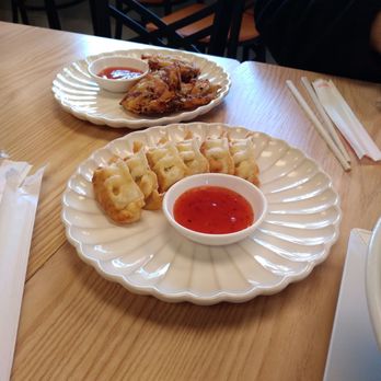 San’s - Pork Dumplings and shrimp tempura - Ramen Near Me - Wyomissing, Pennsylvania