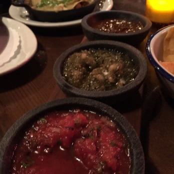 Poquitos - A little lame that salsa costs extra but they were each impressive - and one purchase gets you all three. - Mexican Near Me - Seattle, Washington
