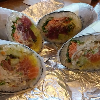Up Roll Cafe - Honolulu - Ahi tuna and salmon with everything - Sushi Bars Near Me - Honolulu, Hawaii