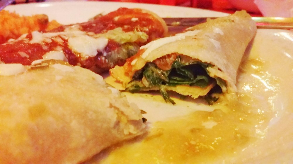 Order Enchilada food online from Amigo Joe's Mexican Restaurant and Cantina store, St. Louis on bringmethat.com