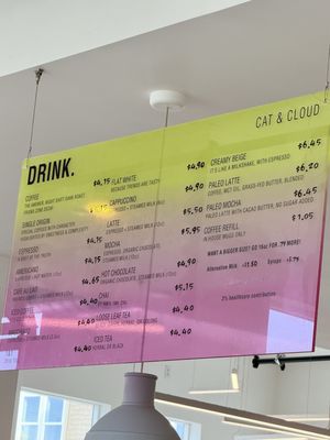 Menu photo 1 Cat & Cloud Aptos, CA
