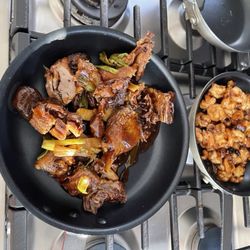 China Garden - Duck in brown sauce and Kung pao shrimp