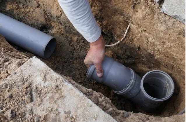 Slide of Flush Drain & Sewer Cleaning