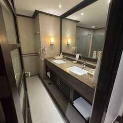 Bathroom in Room 128 at Henann Lagoon Resort, Boracay.