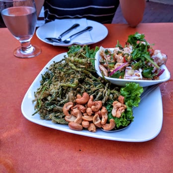 SriPraPhai Thai Restaurant - Watercress Salad - Thai Near Me - Woodside, New York