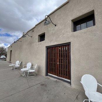 Slow Burn Coffee - Outside by the sidewalk - Coffee Roasteries Near Me - Albuquerque, New Mexico