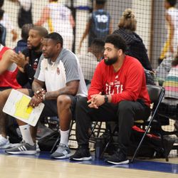 Los Angeles Elite Basketball - Coaches watching the action.