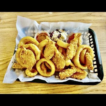 Salome Restaurant - Shrimp Basket with OnionRings - Breakfast & Brunch Near Me - Salome, Arizona