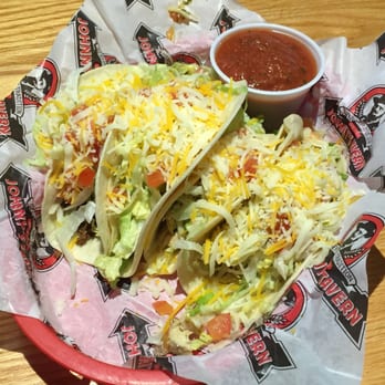 Johnny's Tavern - Four Soft Tacos on Taco Tuesday - New American Near Me - Prairie Village, Kansas