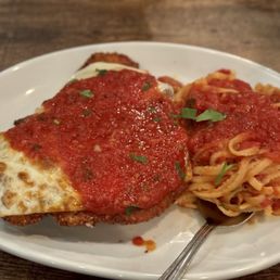 Allora - Nicky's Parmigiana Chicken - pasta dish, food, pasta - Italian Near Me - Marlton, New Jersey