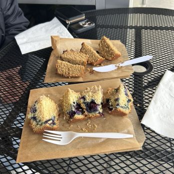 Twee Coffee - Blueberry muffin and coffee cake muffin! Sooo good - Coffee & Tea Near Me - Riverside, California