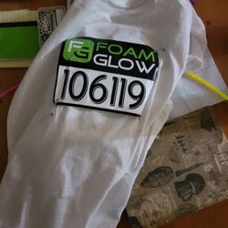 Foam Glow 5K -Blacklight Run - No complaints, not sure why we have numbers, I can't find any race results. Not that it was a 5k as advertised, it was 1.7 miles