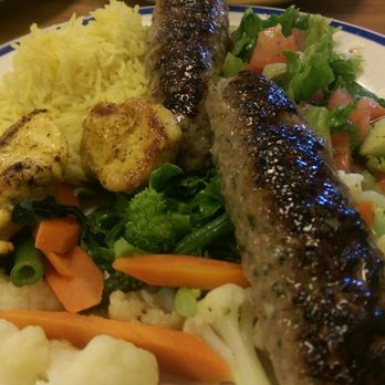 Ali Baba's Cafe - We shared. I had the beef, sis had the chicken. - Mediterranean Near Me - Simi Valley, California