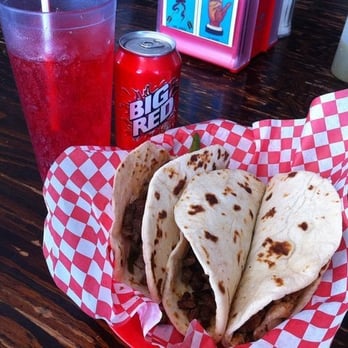 Lil Jonnys Taco House - Beef and chicken fajita tacos and a carne asada. - Mexican Near Me - San Antonio, Texas