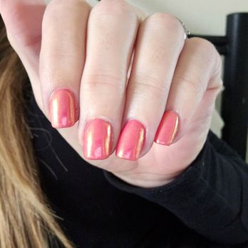 Tranquil Nail Spa - Chrome shellac ... Tracy did a perfect job! - Nail Salons Near Me - San Mateo, California