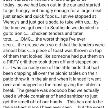 Sonic Drive-In - A very honest review from Ocrober 09, 2019 - Burgers Near Me - Parkersburg, West Virginia