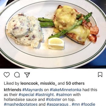 Maynards - Salmon special. - Bars Near Me - Excelsior, Minnesota
