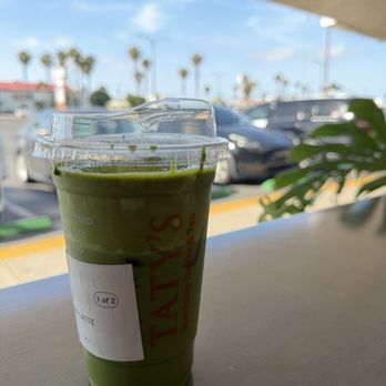Taty's Specialty Coffee & Tea - double matcha, less ice - Coffee & Tea Near Me - Westminster, California