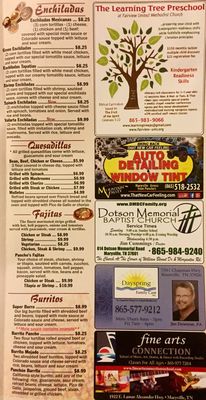 Menu photo 7 Pancho's Mexican Restaurant Maryville, TN
