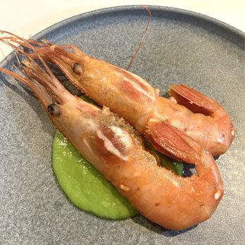 Holbox - Mesquite grilled Santa Barbara spot prawns with raw salsa verde - Latin American Near Me - Los Angeles, California Holbox - Mesquite grilled Santa Barbara spot prawns with raw salsa verde - Latin American Near Me - Los Angeles, California