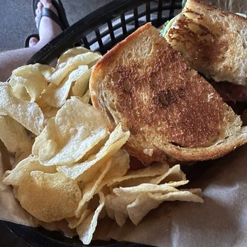 Docent Brewing - Hero sandwich and crisps. So crisp they tore my small mouth up a bit. - Sandwiches Near Me - San Juan Capistrano, California