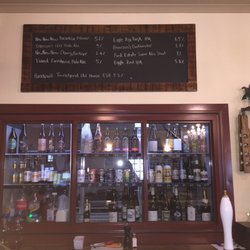 The Portsider - Beers on tap are annotated on board. I had the Stout and was terrific.