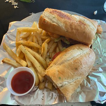Danni's New Orleans Eatery - Shrimp po-boy on a sandwich roll - Cajun/Creole Near Me - Sherman, Texas Danni's New Orleans Eatery - Shrimp po-boy on a sandwich roll - Cajun/Creole Near Me - Sherman, Texas