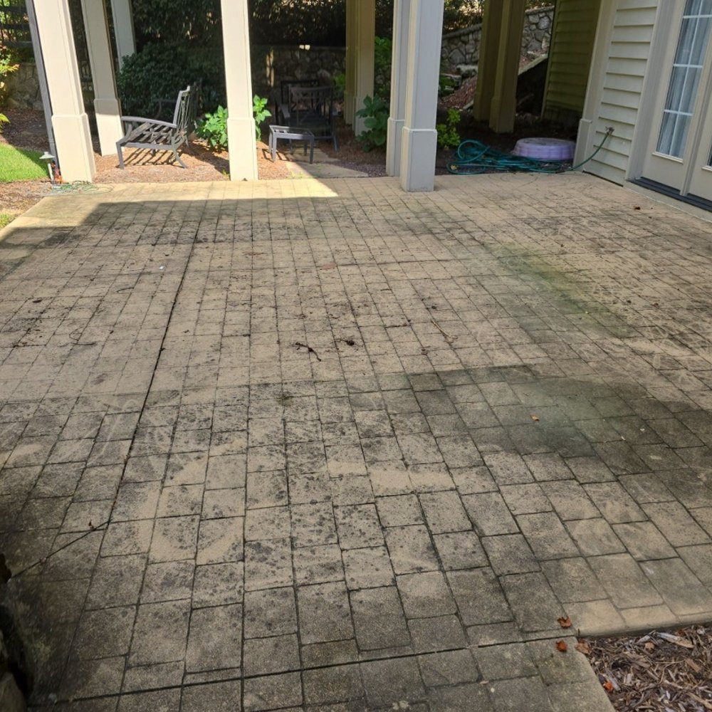 Right Cleaning - Dirty patio - Pressure Washers Near Me