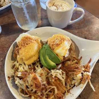 Huckleberry’s breakfast & Lunch - Crab Cake Benedict - Breakfast & Brunch Near Me - Reno, Nevada