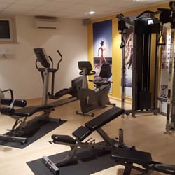 Merkur - Exercise room located in the back of the building on the lowest floor