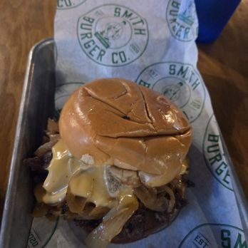 Smith Burger - The Wiscanson Smashburger - Burgers Near Me - Urbana, Illinois